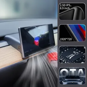 Tesla mô hình 3 HUD và mô hình y Bảng điều khiển cụ cụm Air Vent camera phía trước màn hình cho trình điều khiển OBD LCD hiển thị vị trí - Product Image 4