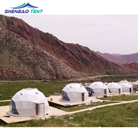 Tentes de luxe pour camping en plein air, préfabriquées modulaires, petites cabanes, maisons préfabriquées, moderne, station, tente géodésique, dôme, hôtel