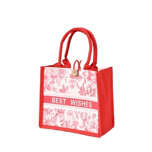 Personalized OEM Custom Printed Letter Pattern Luxury Eco-friendly Durable Reusable Canvas Wedding Party <b>Bridesmaid</b> Tote <b>Bag</b> - Product Image 3