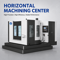 Centre d'usinage horizontal de haute précision BT50, machine de fraisage et de perçage CNC pour pièces automobiles et pièces de moules
