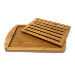 Plateaux décoratifs en gros d'usine plateau <span class=keywords><strong>de</strong></span> service en bambou anticorrosif assiettes à pain <span class=keywords><strong>de</strong></span> service domestiques - Product Image 1