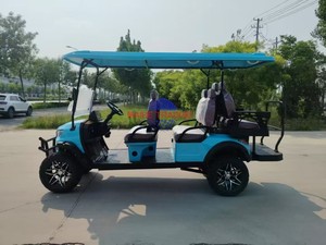 Nouveau modèle de voiturette de golf électrique tout-terrain 4 places, vente en gros d'usine, couleurs personnalisables, certification CE - Product Image 4