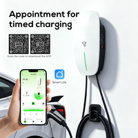 Ovrod 2 Borne de Recharge Murale 32A Wallbox 7 kW GBT 48A SKD Composants Triphasés Chargeur Tesla EV 22kW Wallbox Voiture