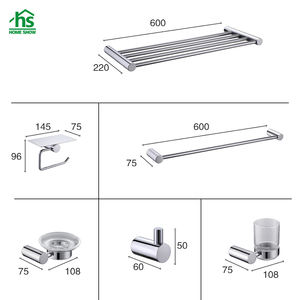 Europa nuova porta asciugamani da bagno a parete Set parti e accessori 6 pezzi altre parti Set accessori da bagno Set di accessori da bagno - Product Image 4