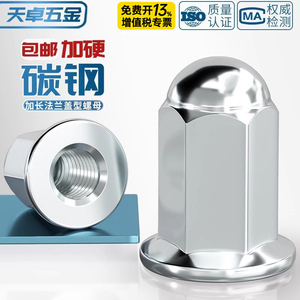 Écrou à bride Tianzhuo M5 M10 en acier au carbone zingué pour la mise à niveau et la rénovation de la culasse de moto - Product Image 2