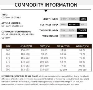 ชุดผ้าฝ้ายบุนวมกันหนาวสำหรับคนงานในฟาร์มเสื้อผ้าทำงานโพลีเอสเตอร์สะท้อนแสงชุดทำงานอุตสาหกรรมเสื้อแจ็คเก็ตสไตล์ PE - Product Image 6