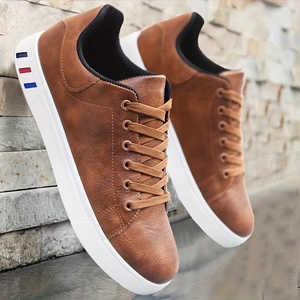 Nouvelles Chaussures Décontractées Homme Grande Taille Tendance Imperméables à Lacets Baskets Basses Semelle Intermédiaire EVA Amorti Toutes Saisons - Product Image 3