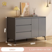 Commode à 6/8 tiroirs, style moderne, commode nordique, large, armoire de salon
