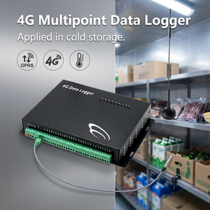 Dispositif de suivi de température OEM ODM, collecteur de données 4G à canal analogique pulsé, enregistreur de données mobile 4G - Product Image 1