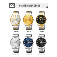 Reloj de Pulsera para Hombre con Caja de Aleación Resistente, Correa de Acero Inoxidable Pulido, Esfera de Fácil Lectura, Función de Fecha, Resistente al Agua hasta 30 m, Cuarzo Preciso