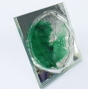 Panel de Vidrio Decorativo con Diseño de Pluma Verde en Resina, Estilo Artístico para Sala de Estar, Dormitorio y Decoración de Interiores del Hogar - Product Image 6