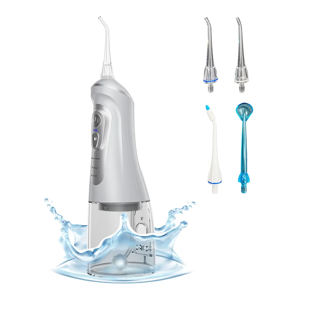 FL-V29 Portable Water Flosser Cordless Oral Cleaner Dental Irrigator With 9 Modes Normal Pulse and Point Function