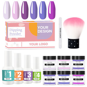 Professional <strong>Nail</strong> Art <strong>Kit</strong> Dip Powder <strong>Nail</strong> <strong>Kit</strong> <strong>Starter</strong> Nude Clear <strong>Acrylic</strong> Dipping Powder <strong>Kit</strong> for French <strong>Nail</strong> Manicure - Product Image 3