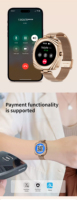 Reloj Inteligente AW5 Personalizable con Bisel Giratorio, Pantalla AMOLED de 1.09 Pulgadas, Resistente al Agua IP67, Asistente de Voz con IA 5G, Llamadas por BT, Brújula, Correo Electrónico