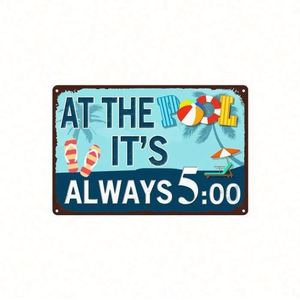 Señal de Seguridad Personalizada para Parque Acuático de Verano, Estilo Retro, Señal de Advertencia para Piscina, Regalo Promocional - Product Image 2