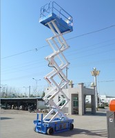 Plateforme élévatrice hydraulique mobile automatique de haute qualité, design professionnel, élévateur électrique 6-14m, plateforme élévatrice à ciseaux pour entrepôt