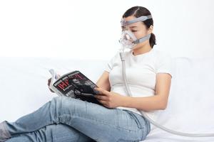 Sleep Therapy Device <strong>Auto</strong> <strong>CPAP</strong> Machine Portable Obese Snoring BPAP for Home Care Respiratory Breathing System - Product Image 4