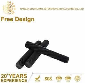 Vis à tête hexagonale en acier au carbone de qualité A2-70, finition noire, prix usine, pour applications de tirage de câbles - Product Image 1
