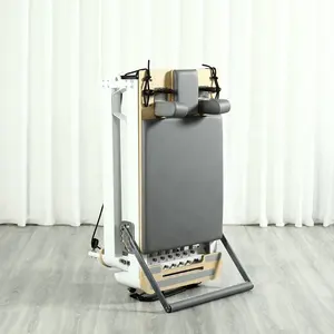 Reparasi pilates aluminium lipat portabel reformer mesin Pilates aluminium pilates lipat cahaya dapat dilipat untuk rumah