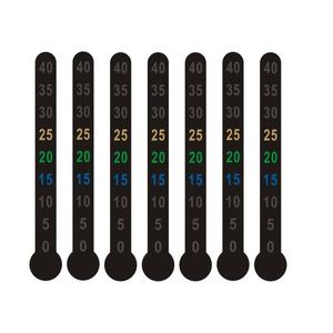 Tùy chỉnh kỹ thuật số hồ cá nhiệt kế dải dính tái sử dụng bể cá Nhiệt kế sticker - Product Image 4