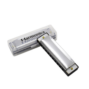 Armónica Feifan de 10 orificios, instrumento musical de metal plateado para niños de 4 a 6 años - Product Image 1
