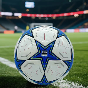 Ballon <span class=keywords><strong>de</strong></span> football en PU personnalisable, entraînement sportif sur le campus, thermocollé, modèle Coupe du monde Europe Amérique NS05, compétitions transfrontalières - Product Image 3