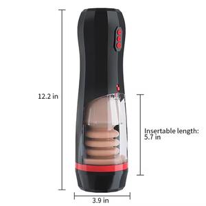 Copa Telescópica de Masturbación con Forma de Avión, Juguetes Sexuales para Hombres, Copa de Masturbación Masculina Realista y Automática, Vibrador Vaginal - Product Image 2