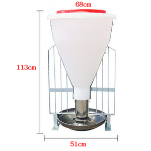 Comedero de Acero Inoxidable de 80 kg para Alimentación Seca de <span class=keywords><strong>Cerdos</strong></span> <span class=keywords><strong>en</strong></span> <span class=keywords><strong>Granja</strong></span> - Product Image 4