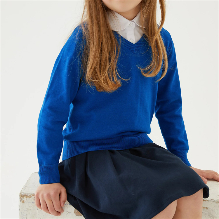 MS MODE Chemisier Blouse en coton rayé - Bleu clair - Grandes tailles