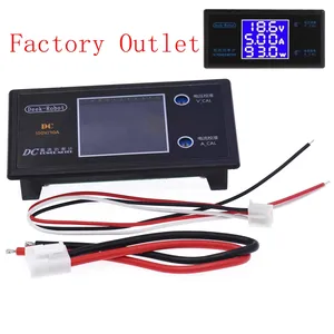 Chất lượng cao DC 0-100V 10A 250W LCD kỹ thuật số vôn kế Ampe kế wattmeter điện áp hiện tại Power Meter Volt Detector Tester màn hình