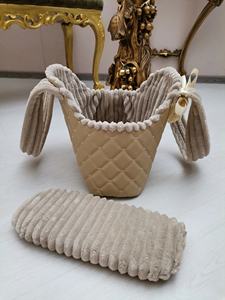 QQgift <span class=keywords><strong>sac</strong></span> de <span class=keywords><strong>transport</strong></span> pour chien de Style classique personnalisé <span class=keywords><strong>sac</strong></span> à <span class=keywords><strong>dos</strong></span> Portable en coton pour chiot pour le <span class=keywords><strong>transport</strong></span> des animaux de compagnie Mini <span class=keywords><strong>sac</strong></span> en cuir personnalisable - Product Image 2