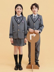 Ventes directes d'usine Uniformes scolaires pour les élèves Uniformes de classe du collège Costumes pour les grands enfants Costumes pour garçons et filles - Product Image 4