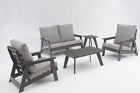 Chaise canapé en plastique bois, nouveau modèle, usine chinoise, salon hôtel, table, meuble