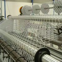 Fabrieksmatig verzinkt, corrosiebestendig kettingmatdraad, beveiligingsomheining, diamantgaashekwerk