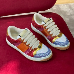 Zapatos Deportivos de Malla con Cordones de la Marca GG, Diseño Personalizado de Lujo, Transpirables, con Lentejuelas, Plataforma Gruesa, Antideslizantes - Product Image 4