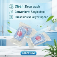Tablettes lave-vaisselle jetables écologiques multi-usages, éliminent le calcaire et les taches alimentaires, nettoyant tout-en-un pour la cuisine