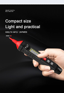 Multimètre numérique intelligent 4000 points de lecture, portable, professionnel, True RMS, auto-échelle, petit, rétroéclairé, avec fonctions AC/DC - Product Image 6