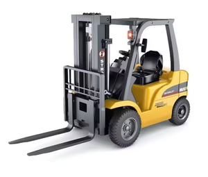 New Huina 1576 1577 1578 Remote control engineering vehicle forklift <b>trailer</b> combination 1:14 14-channel semi-alloy with pallet - Product Image 4