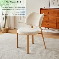 Silla de Comedor Nórdica Personalizada OKAY, Silla de Comedor Moderna de Tela sin Brazos, Resistente, para Restaurante