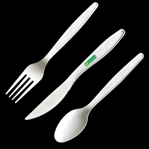 Phân hủy sinh học tinh bột ngô Bộ đồ ăn dùng một lần dao spork thân thiện với môi compostable dao kéo - Product Image 4