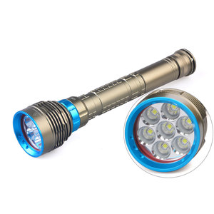 Công suất cao chất lượng cao Scuba Diving Đèn pin hợp kim nhôm L2 LED siêu sáng 7000 lumens dưới nước 100m lặn ngọn đuốc - Product Image 1