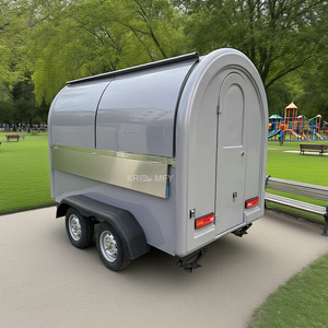 Remorque alimentaire multifonctionnelle sur mesure, entièrement équipée, avec marquage professionnel et logos personnalisés, chariot de vente de hot-dogs - Product Image 4