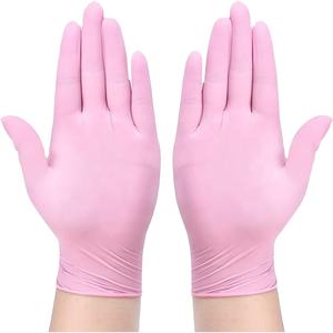 グリルグローブ使い捨て食品グレードGuantes De Nitrilo Rosaピンク - Product Image 4