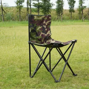 Kamp mobilyaları açık kamuflaj sandalye yürüyüş balıkçılık sandalye