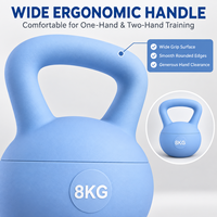 Kettlebell souple personnalisé AUGER en PVC rempli de sable pour femmes, équipement de fitness pour la musculation à domicile