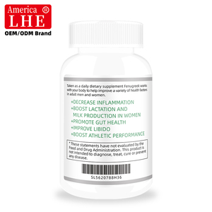 Fabricant de capsules de fenugrec personnalisées, sans OGM, sans gluten, extrait amélioré pour la production de lait, 60 capsules, complément alimentaire - Product Image 5