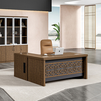 Bureau de direction Sanxin Big Boss Gold Trim avec coupe MFC décorée de couleur or pour le marché du Moyen-Orient en Arabie saoudite