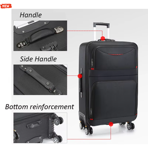 Set di Valigie Classiche Espandibili Personalizzate con Mini Borsa a Mano, <span class=keywords><strong>Valigia</strong></span> in <span class=keywords><strong>Tessuto</strong></span> Oxford Impermeabile - Product Image 6