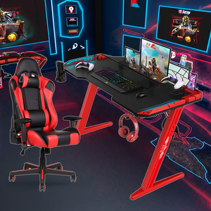 <span class=keywords><strong>โต๊ะ</strong></span><span class=keywords><strong>เกม</strong></span>มิ่ง LED RGB ขนาดใหญ่ 120 ซม. รุ่นโมเดิร์น พร้อมเก้าอี้ <span class=keywords><strong>โต๊ะ</strong></span>ทำงานแบบขยายได้ทรงสี่เหลี่ยมพร้อมเก้าอี้นั่งสบายสำหรับ<span class=keywords><strong>เล่น</strong></span><span class=keywords><strong>เกม</strong></span>บนพีซี - Product Image 1