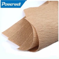 Papier Crêpe Isolant Électrique Premium pour Transformateurs - Papier d'Isolation Haute Tension Métallique et Marron